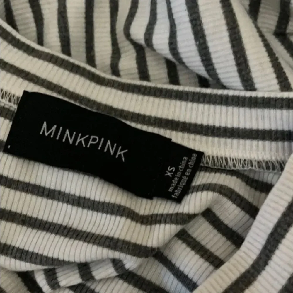 Mink Pink Stripe Drawstring Dress XS - Picture 5 of 6